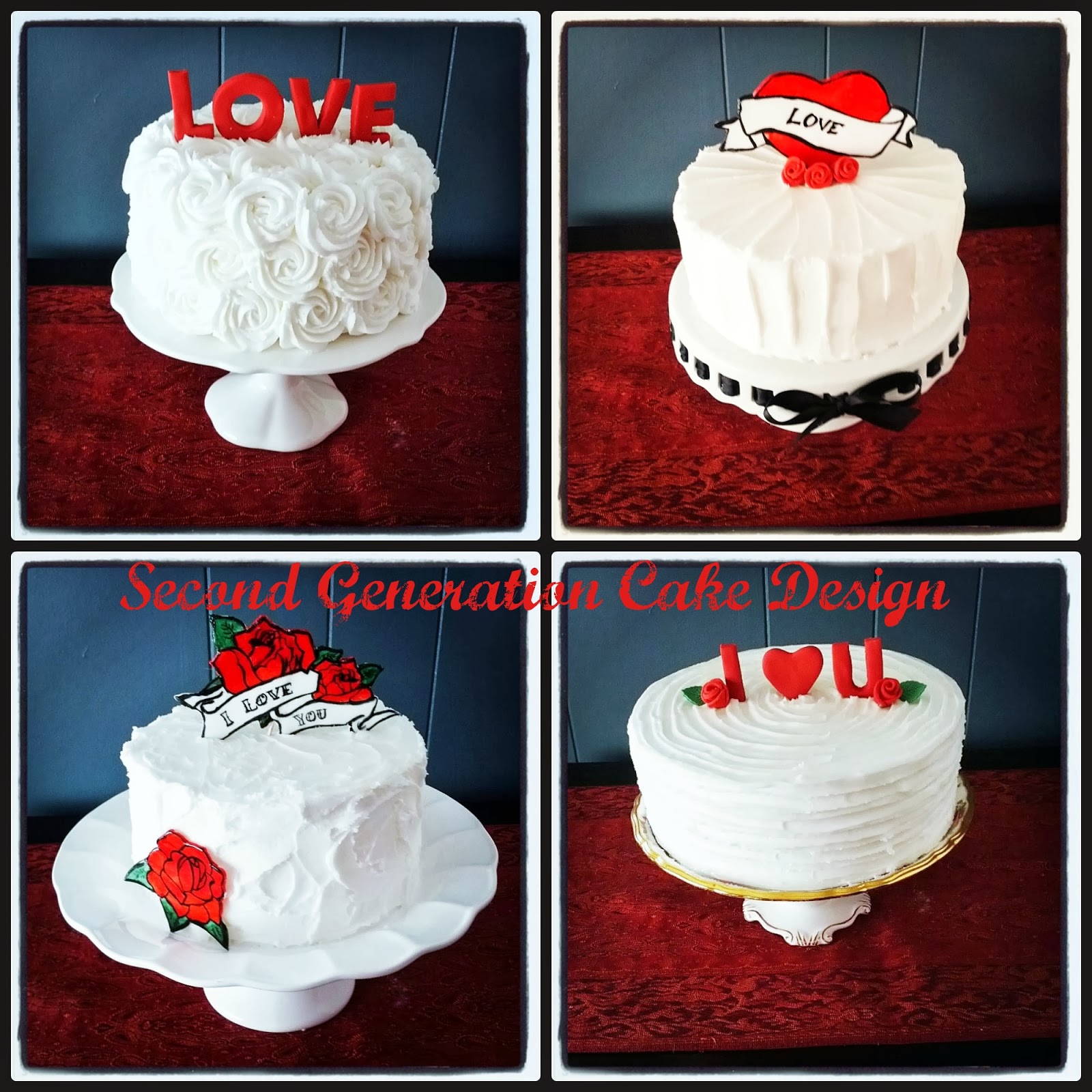 Second Generation Cake Design: Valentine s Day Love Cakes